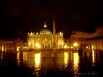Ватикан в ночное время суток